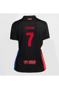 Fotbalové Dres Barcelona Ferran Torres #7 Dámské Venkovní Oblečení 2024-25 Krátký Rukáv